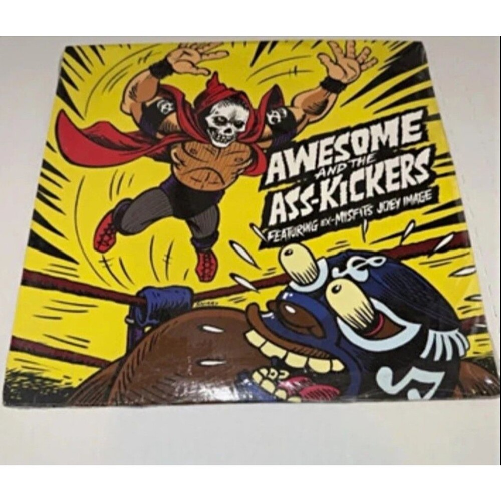 Awesome and the Ass Kickers Joey Image Misfits 10" Vinyl Record SEALED 2015